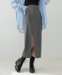 OLIVE des OLIVE | ディーカンベルト付スリットスカート(スカート)