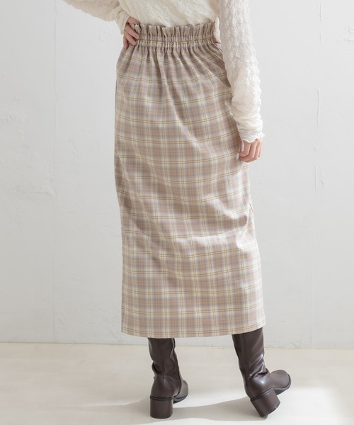 OLIVE des OLIVE（オリーブデオリーブ）の「ディーカンベルト付スリットスカート（スカート・レディース・チャコールグレー/ブラック/ブラウン/アイボリー・FREE）」の5枚目の写真