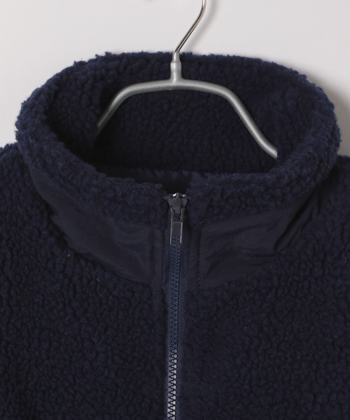 PBLIM（ページボーイリム）の「PAGEBOYLIM/ボアベスト（ベスト・レディース・ネイビー/アイボリー/レオパード・FREE）」の8枚目の写真