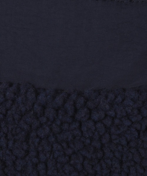 PBLIM（ページボーイリム）の「PAGEBOYLIM/ボアベスト（ベスト・レディース・ネイビー/アイボリー/レオパード・FREE）」の9枚目の写真