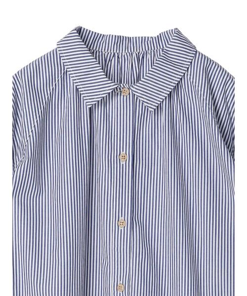 CRAFT STANDARD BOUTIQUE(クラフトスタンダードブティック)の「ギャザーシャツブルゾン *◆(シャツ/ブラウス・レディース・オフホワイト/ブルー/ブルー系その他4・FREE)」の20枚目の写真