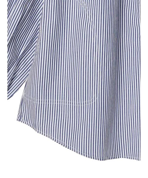 CRAFT STANDARD BOUTIQUE(クラフトスタンダードブティック)の「ギャザーシャツブルゾン *◆(シャツ/ブラウス・レディース・オフホワイト/ブルー/ブルー系その他4・FREE)」の22枚目の写真