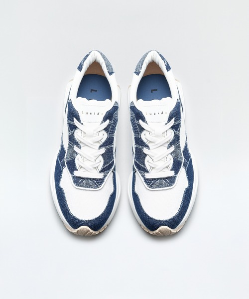 Lucida（ルシーダ）の「Alnair/ナチュラル厚底スニーカー（スニーカー・レディース・ホワイト/ブラック/ベージュ/パープル/ピンク/シルバー/ライトグリーン/アニマル/シルバー系その他/ピンクベージュ/ブルー系その他/インディゴブルー/ネイビー/ライトブラウン・38/39/35/36/37/40/41）」の17枚目の写真