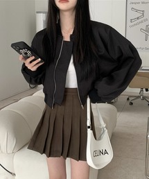 パフスリーブショートブルゾン