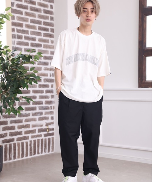 Craft Nicholson（クラフトニコルソン）の「オーバーサイズカレッジロゴ半袖Tシャツ（Tシャツ/カットソー・メンズ・ホワイト・FREE）」の12枚目の写真