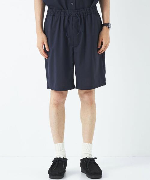 green label relaxing(グリーンレーベルリラクシング)の「TWウォッシャブルトロ ショーツ -ストレッチ・防シワ-(その他パンツ・メンズ・ブラック/ダークグリーン/ネイビー・S/M/L/XL)」の6枚目の写真