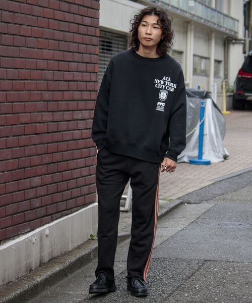 GLOSTER（グロスター）の「【GLOSTER/グロスター】リメイク サイドラインスウェットパンツ トラックパンツ（その他パンツ・メンズ・ブラック/グレー・M/L）」の8枚目の写真