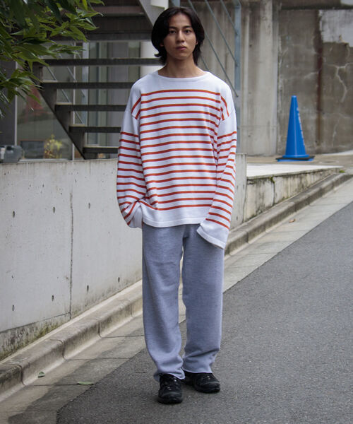 GLOSTER（グロスター）の「【GLOSTER/グロスター】リメイク サイドラインスウェットパンツ トラックパンツ（その他パンツ・メンズ・ブラック/グレー・M/L）」の19枚目の写真