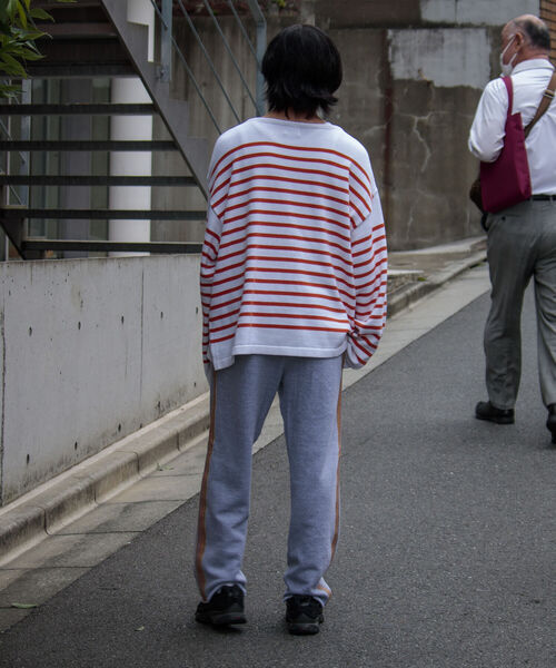 GLOSTER（グロスター）の「【GLOSTER/グロスター】リメイク サイドラインスウェットパンツ トラックパンツ（その他パンツ・メンズ・ブラック/グレー・M/L）」の21枚目の写真