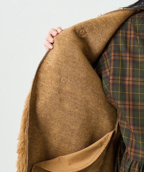 FREAK'S STORE（フリークスストア）の「リボン付ファーベスト（ベスト・レディース・ブラウン・ﾌﾘ-）」の16枚目の写真