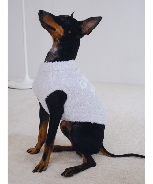 【CAT&DOG】【販路限定商品】ベビモコネップdogプルオーバー（ペットウェア）｜gelato pique（ジェラートピケ）