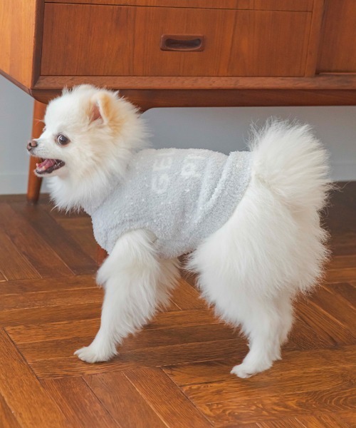 【CAT&DOG】【販路限定商品】ベビモコネップdogプルオーバー（ペットウェア）｜gelato pique（ジェラートピケ）