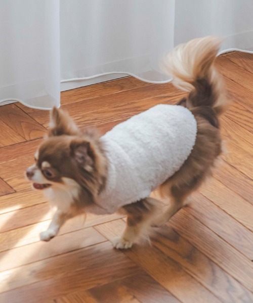 【CAT&DOG】【販路限定商品】ベビモコネップdogプルオーバー（ペットウェア）｜gelato pique（ジェラートピケ）