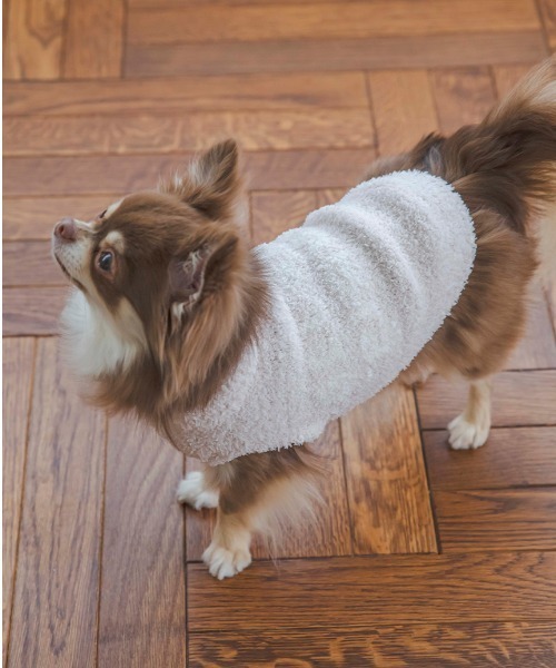 【CAT&DOG】【販路限定商品】ベビモコネップdogプルオーバー（ペットウェア）｜gelato pique（ジェラートピケ）