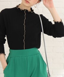 Cutie Blonde | 【1枚でも映える】配色メロウトップス(Tシャツ/カットソー)