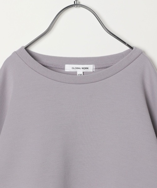 GLOBAL WORK(グローバルワーク)の「ライトクッションレイヤードプルオーバー/157722(スウェット・キッズ・サックスブルー/グレイッシュベージュ/ピンク/パープル・110cm/150cm/120cm/140cm/160cm/100cm/130cm)」の7枚目の写真