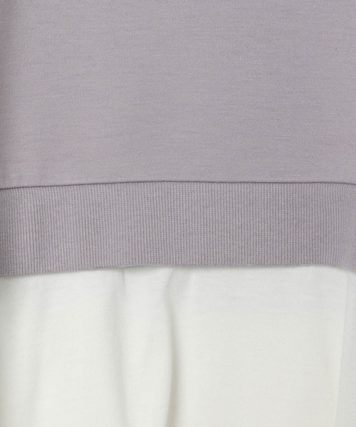 GLOBAL WORK(グローバルワーク)の「ライトクッションレイヤードプルオーバー/157722(スウェット・キッズ・サックスブルー/グレイッシュベージュ/ピンク/パープル・110cm/150cm/120cm/140cm/160cm/100cm/130cm)」の11枚目の写真