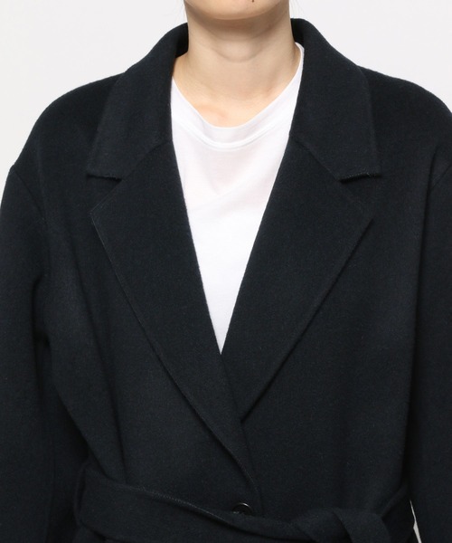 yuw WOOL RIVER BIG COAT チェスターコート　ロング　ベルト yuw WOOL RIVER BIG COAT チェスターコート ロング ベルト yuw