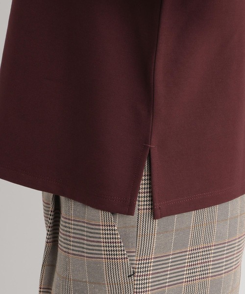 Andemiu（アンデミュウ）の「ソデフハクボートネックカットソー167391（Tシャツ/カットソー・レディース・ブラック/ベージュ/ブルー/ボルドー・FREE）」の12枚目の写真