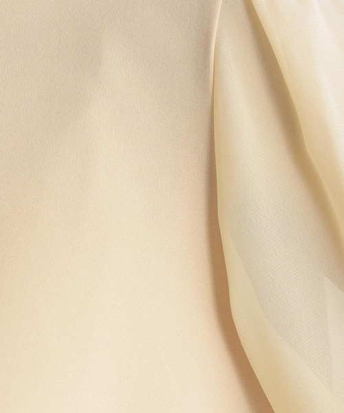 Andemiu（アンデミュウ）の「ソデフハクボートネックカットソー167391（Tシャツ/カットソー・レディース・ブラック/ベージュ/ブルー/ボルドー・FREE）」の20枚目の写真