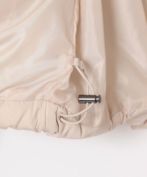 Honeys(ハニーズ)の「キルトファイバーダウン(ダウンジャケット/コート・レディース・ブラック/ピンク/ベージュ・S/M/L/LL)」の18枚目の写真