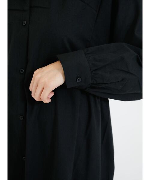 Lugnoncure(ルノンキュール)の「タイプライター脇ティアードワンピース(ワンピース・レディース・ブラック/ベージュ/ネイビー・フリ-)」の19枚目の写真