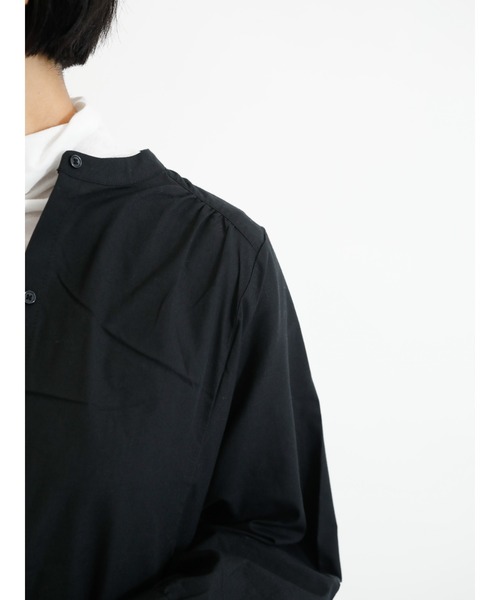 Lugnoncure(ルノンキュール)の「タイプライター脇ティアードワンピース(ワンピース・レディース・ブラック/ベージュ/ネイビー・フリ-)」の9枚目の写真