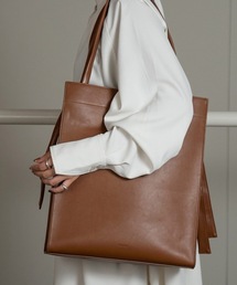 Amiur | leather handle link bag(ハンドバッグ)