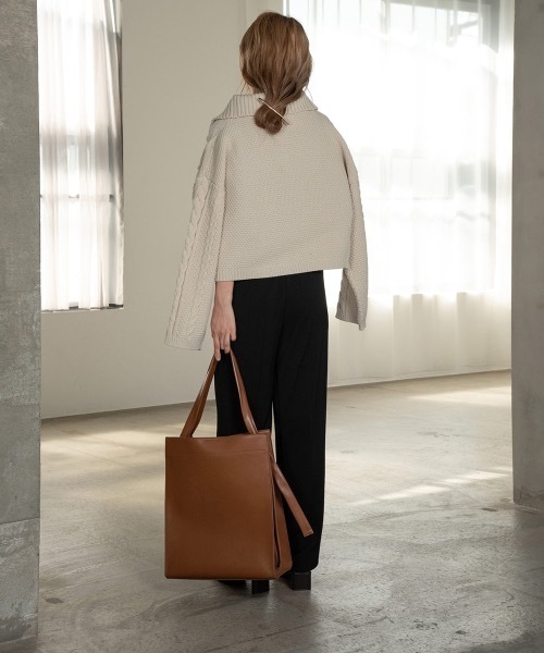 Amiur（エミレ）の「leather handle link bag（ハンドバッグ）」 - WEAR