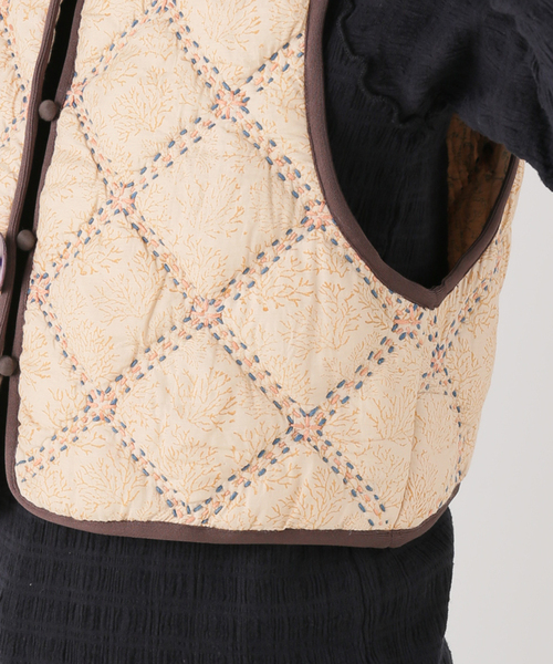 セール】【Pheeta/フィータ】キルティングベスト（ブルゾン