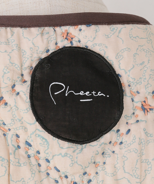 セール】【Pheeta/フィータ】キルティングベスト（ブルゾン