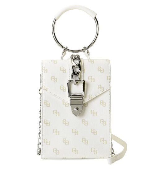 GYDA（ジェイダ）の「GG Round handle バッグ（ショルダーバッグ・レディース・ブラック/オフホワイト・FREE）」の21枚目の写真