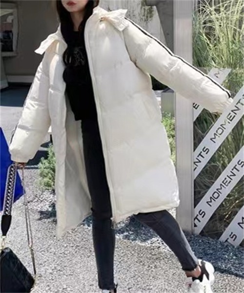FREE STYLISTS(フリー スタイリスト)の「フード付きダウンコート(ダウンジャケット/コート・レディース・ブラック/アイボリー/パープル・XL/L/M/S)」の16枚目の写真