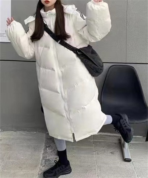 FREE STYLISTS(フリー スタイリスト)の「フード付きダウンコート(ダウンジャケット/コート・レディース・ブラック/アイボリー/パープル・XL/L/M/S)」の15枚目の写真