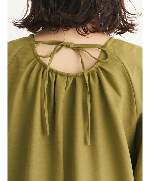 ELENCARE DUE（エレンカーレデュエ）の「・ELENCARE DUE バルーンスリーブワンピース（ワンピース・レディース・カーキ/ベージュ/ブラック・FREE）」の7枚目の写真