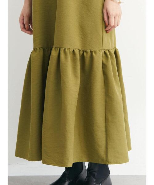 ELENCARE DUE（エレンカーレデュエ）の「・ELENCARE DUE バルーンスリーブワンピース（ワンピース・レディース・カーキ/ベージュ/ブラック・FREE）」の14枚目の写真