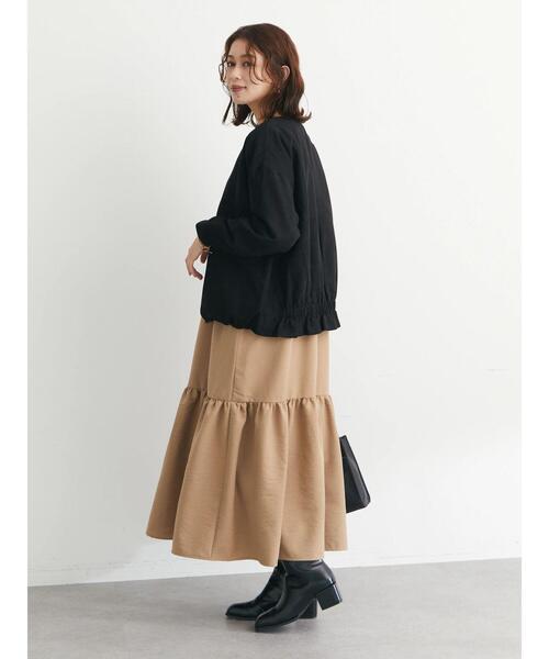 ELENCARE DUE（エレンカーレデュエ）の「・ELENCARE DUE バルーンスリーブワンピース（ワンピース・レディース・カーキ/ベージュ/ブラック・FREE）」の11枚目の写真