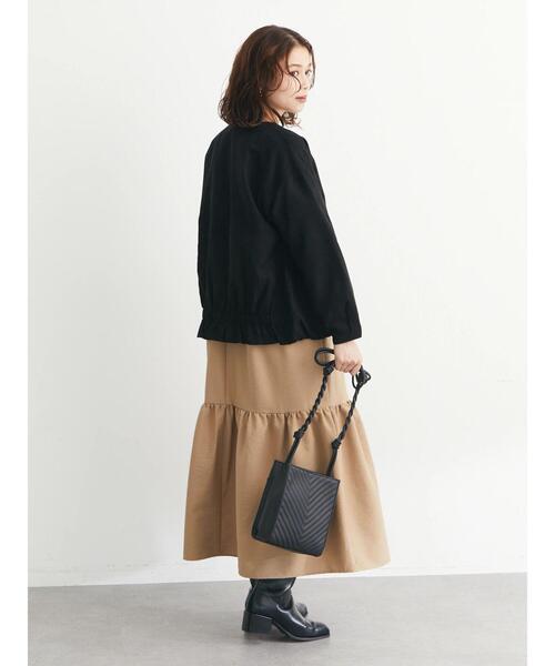 ELENCARE DUE（エレンカーレデュエ）の「・ELENCARE DUE バルーンスリーブワンピース（ワンピース・レディース・カーキ/ベージュ/ブラック・FREE）」の21枚目の写真