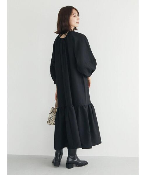 ELENCARE DUE（エレンカーレデュエ）の「・ELENCARE DUE バルーンスリーブワンピース（ワンピース・レディース・カーキ/ベージュ/ブラック・FREE）」の18枚目の写真