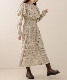 OLIVE des OLIVE | ケーププチハイ長袖ワンピース(ワンピース)