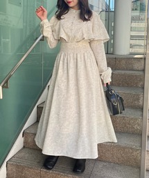 OLIVE des OLIVE | ケーププチハイ長袖ワンピース(ワンピース)