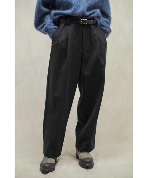 MONKEY TIME（モンキータイム）の「＜monkey time＞ FLANNEL WIDE 2P PANTS/パンツ（その他パンツ・メンズ・ブラック/ネイビー・L/S/M）」の2枚目の写真
