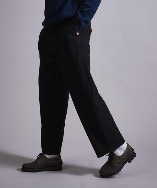 MONKEY TIME（モンキータイム）の「＜monkey time＞ FLANNEL WIDE 2P PANTS/パンツ（その他パンツ・メンズ・ブラック/ネイビー・L/S/M）」の6枚目の写真