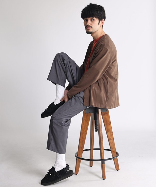 セール】【WEB限定】ON OFF対応 フライス カーディガン