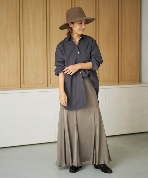 plage(プラージュ)の「BD シャツ(シャツ/ブラウス・レディース・グレー/ホワイト/サックスブルー・FREE)」の10枚目の写真