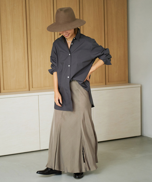 plage(プラージュ)の「BD シャツ(シャツ/ブラウス・レディース・グレー/ホワイト/サックスブルー・FREE)」の11枚目の写真