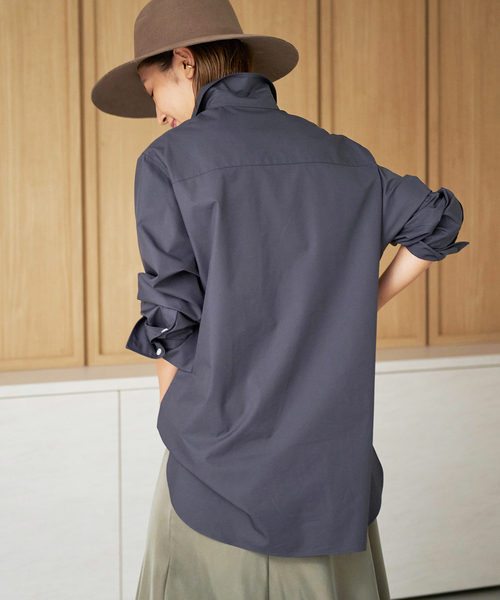 plage(プラージュ)の「BD シャツ(シャツ/ブラウス・レディース・グレー/ホワイト/サックスブルー・FREE)」の15枚目の写真