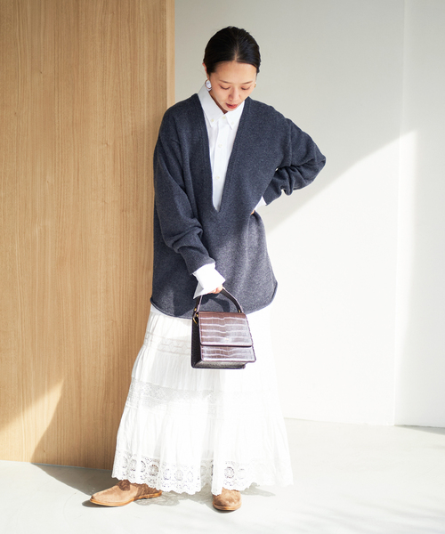 plage(プラージュ)の「BD シャツ(シャツ/ブラウス・レディース・グレー/ホワイト/サックスブルー・FREE)」の18枚目の写真