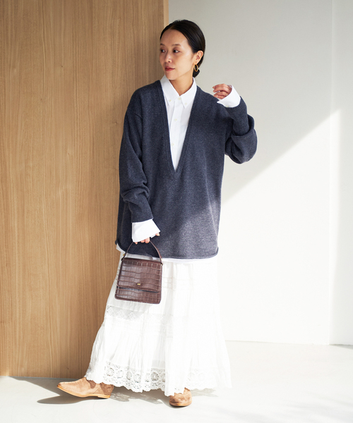 plage(プラージュ)の「BD シャツ(シャツ/ブラウス・レディース・グレー/ホワイト/サックスブルー・FREE)」の20枚目の写真