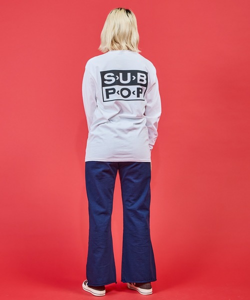 SUB POP(サブポップ)の「L/S PRINT TEE "LOSEER" / ロングスリーブ プリント ティー"ルーザー”(Tシャツ/カットソー・メンズ・ホワイト/ブラック・LARGE/X-LARGE/MEDIUM/SMALL)」の15枚目の写真